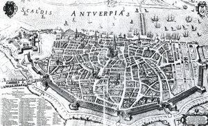 Mapa de Amberes